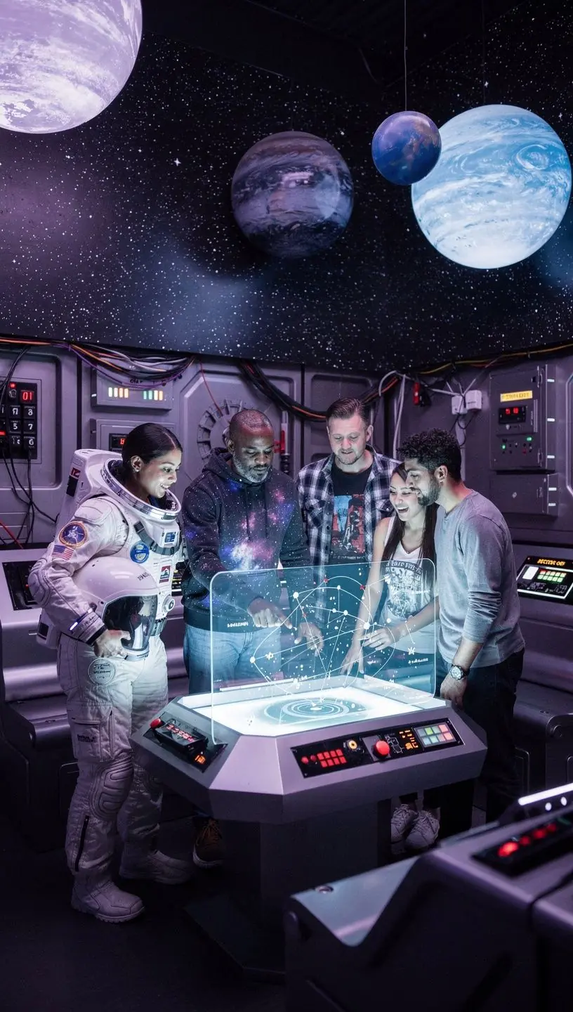 Immersive storytelling in escape room experiences.